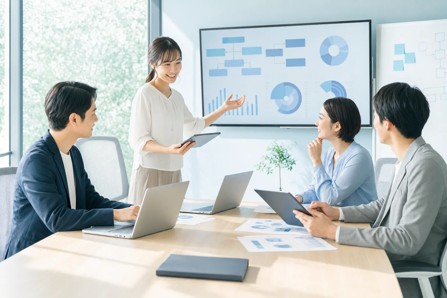 AI研修・AI導入支援イメージ
